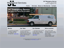 Tablet Screenshot of jlmech.com